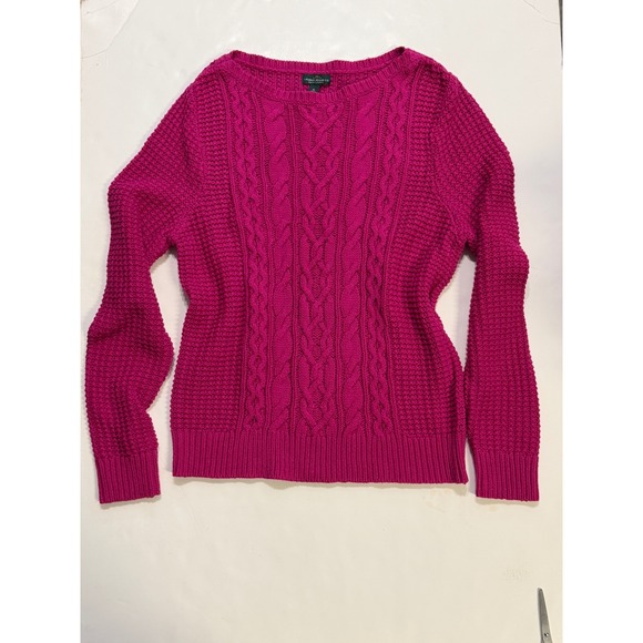 Lauren Ralph Lauren Sweaters - Lauren Ralph Lauren Pink Cable Knit Sweater XL NWT 209531457003 Cotton Blend